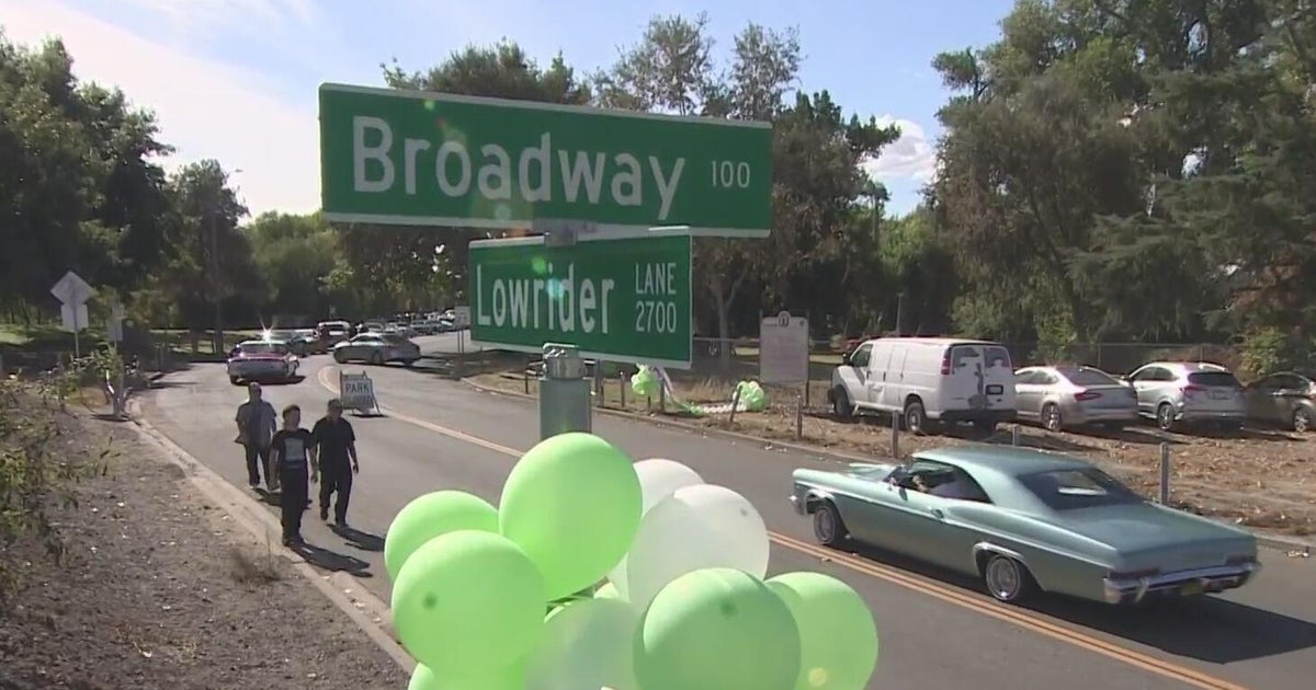 Lowrider Lane street sign stolen from Sacramento's Miller Park 