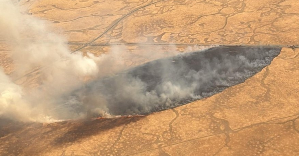 Grass fire burns 130 acres at Sacramento-Amador county line 