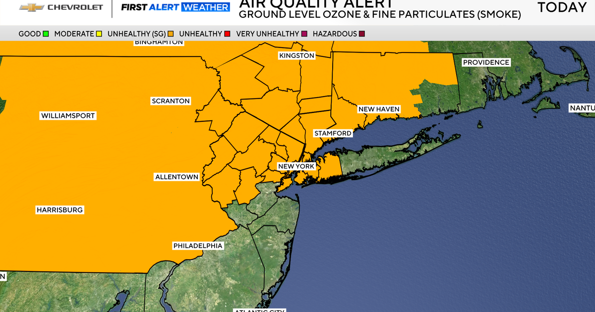 Why is the air quality bad today? Alert issued for NYC area 