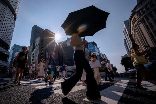Japan sets 2 heat records in one day as mercury soars past 107 degrees