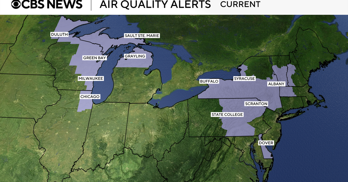Air quality maps show how Canadian wildfire smoke is affecting U.S. 