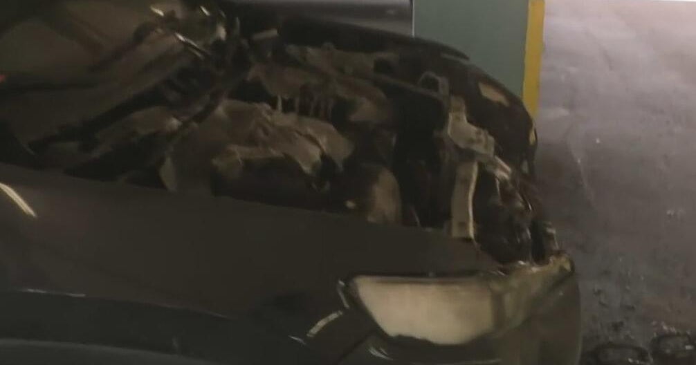 Arson investigation underway after car set on fire, police say - CBS Miami