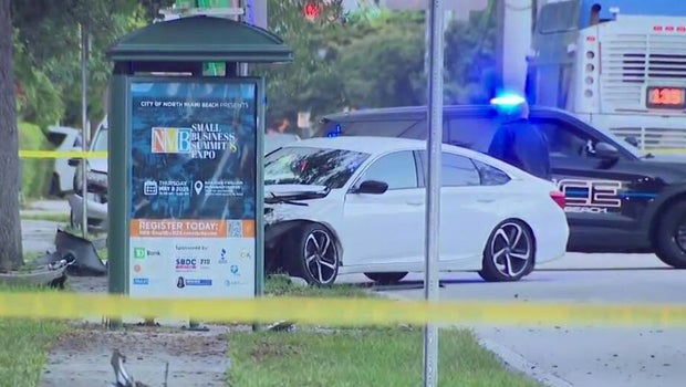 Three-Vehicle Crash Kills One, Cuts Power North Miami Beach