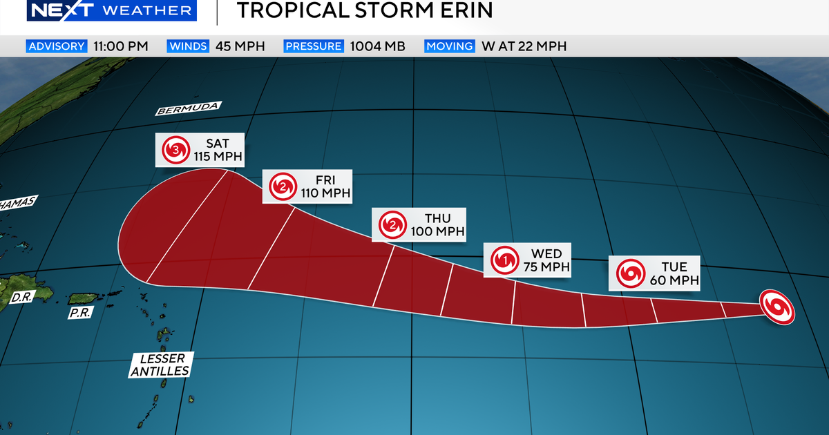 Will Erin impact South Florida? Here's its projected path. 