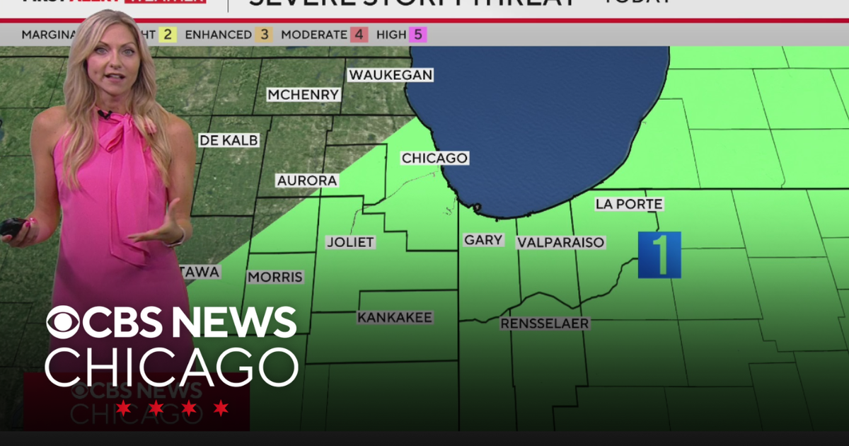 Severe storm threat on Tuesday in Chicago - CBS Chicago