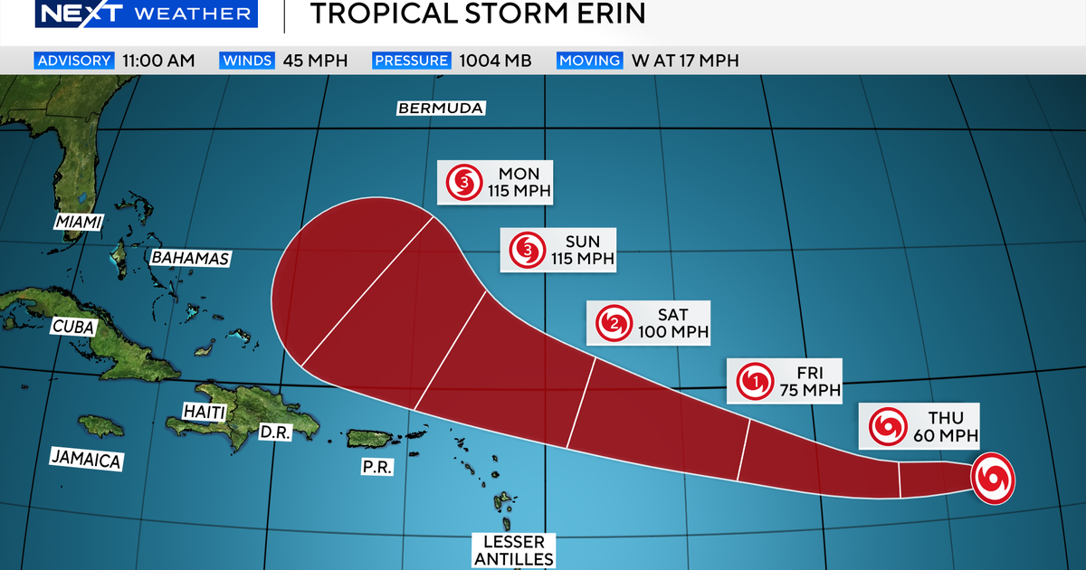 Will Erin impact South Florida? Here's its projected path. 