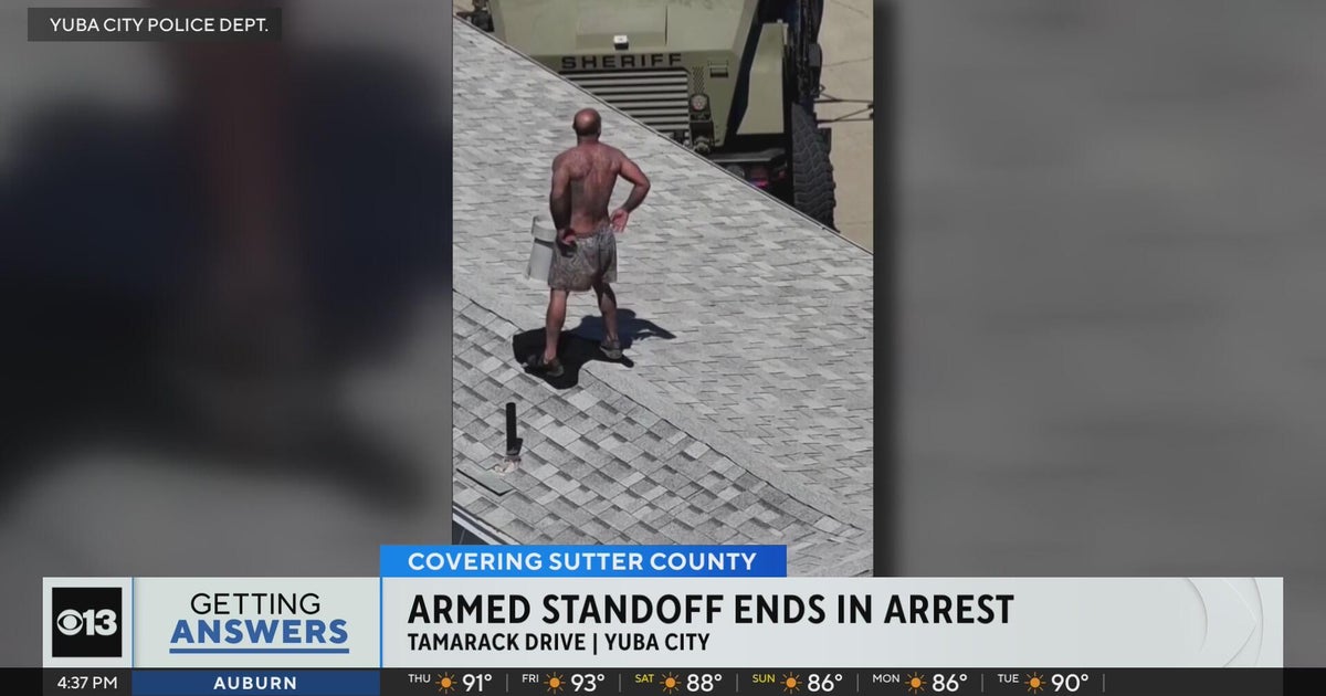 Armed standoff in Yuba City ends in arrest - CBS Sacramento