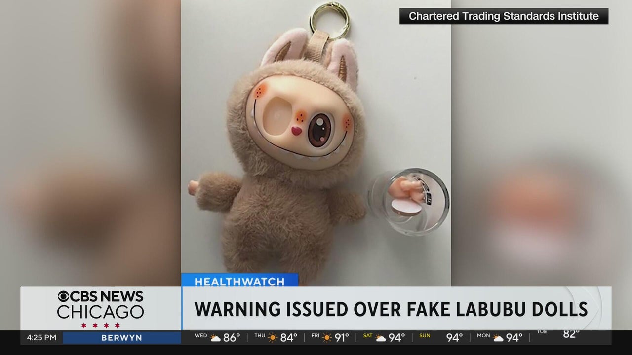 British group warns fake Labubus pose choking hazard - CBS Chicago