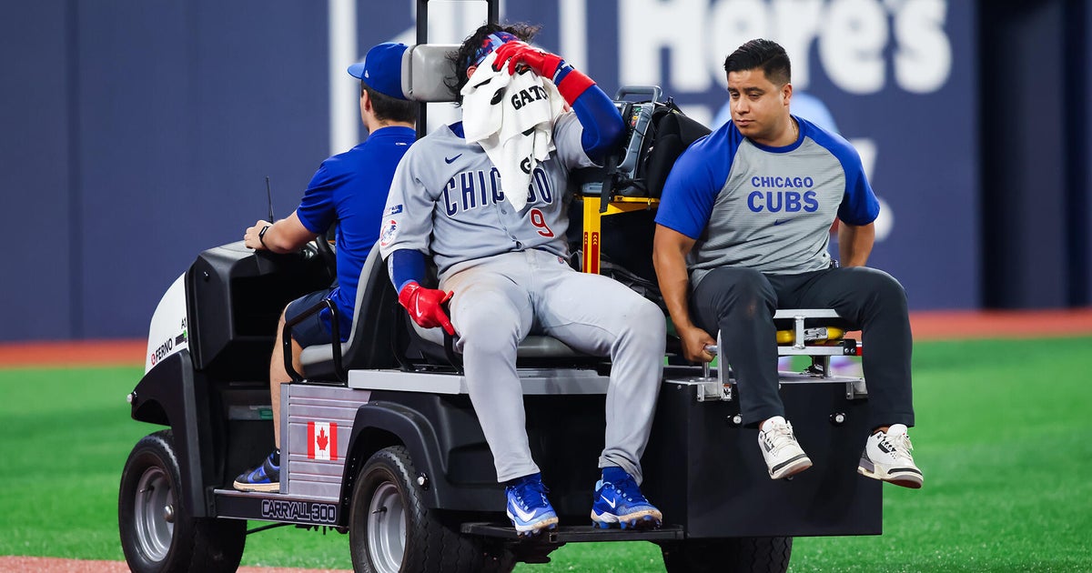 Cubs catcher Miguel Amaya injures left ankle in game against Toronto 
