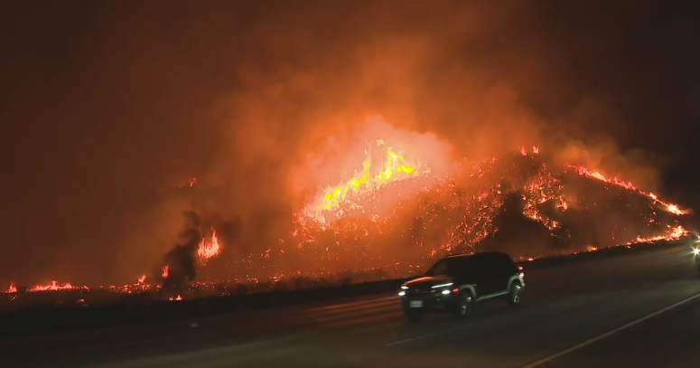 King Fire near Gorman grows to nearly 500 acres prompting evacuation warnings 
