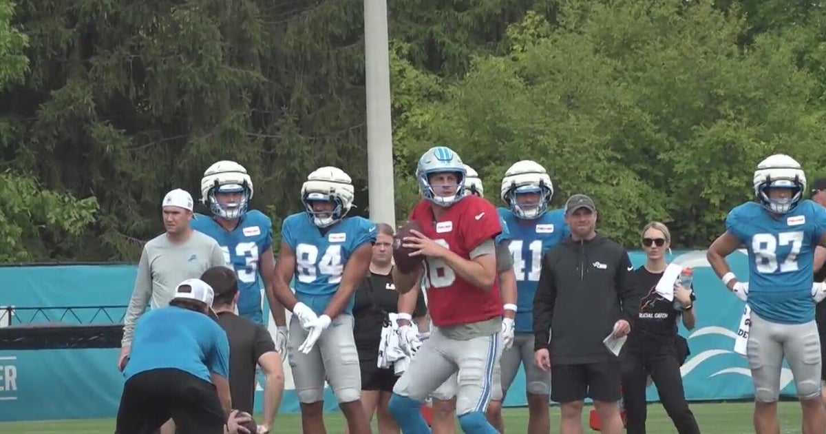 Detroit Lions hold joint practice with Miami Dolphins – CBS News