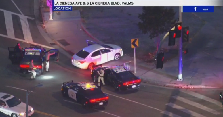 California Highway Patrol pursuit ends in standoff near Mid-City