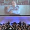 WWII veteran fulfills vow to conduct band on 100th birthday