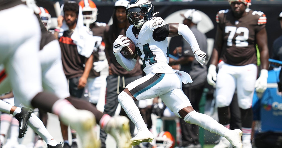 Eagles rookie Mukuba shines with pick-six, fumble recovery in loss to Browns 