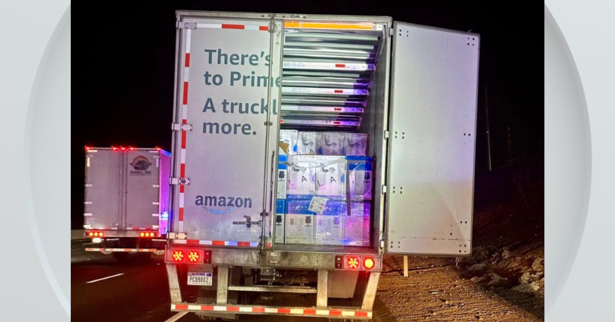 Driver arrested after leading Sacramento deputies on chase in stolen Amazon truck