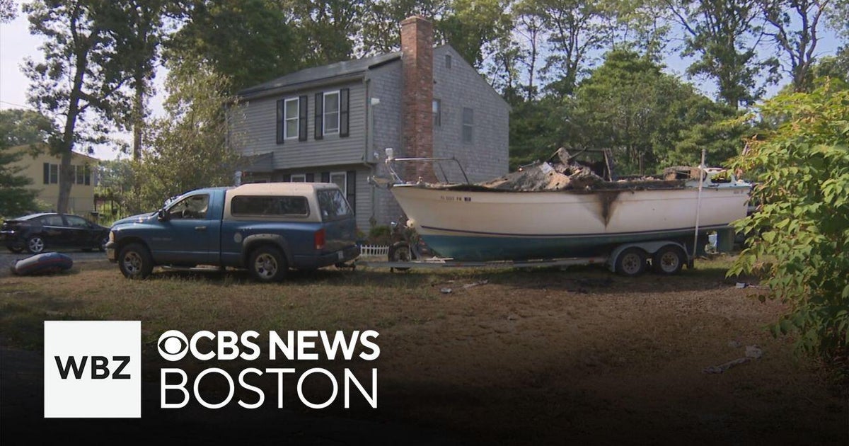 Man seriously burned in boat fire in Hyannis - CBS Boston