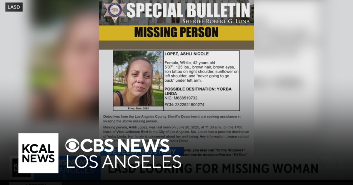 Search continues for Los Angeles woman missing since June - CBS Los Angeles