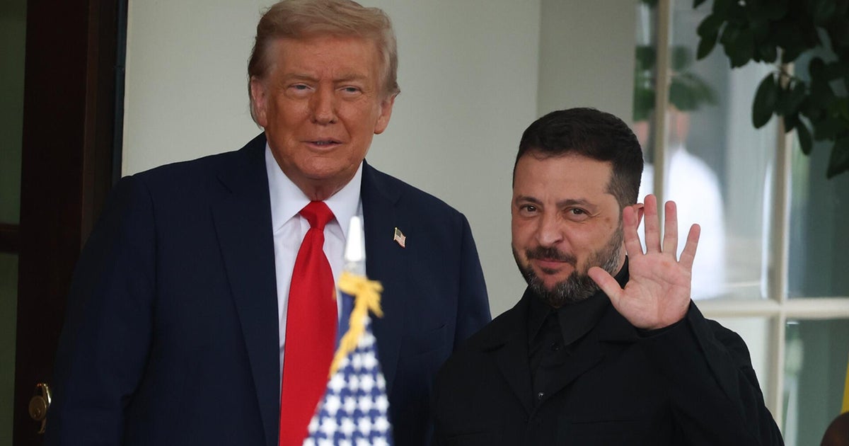 Zelenskyy arrives at White House for meeting with Trump - CBS News