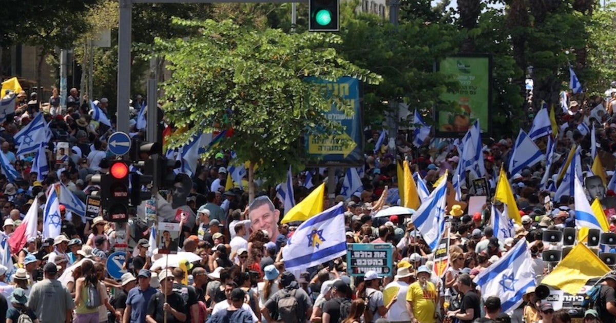Protesters in Israel conduct strike for Gaza ceasefire, hostage release
