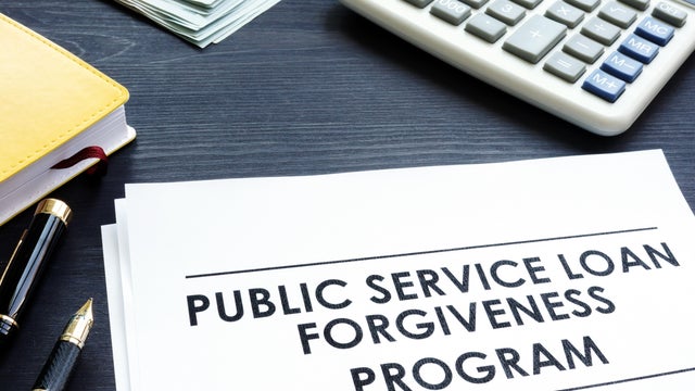 Public Service Loan Forgiveness PSLF Program documents. 