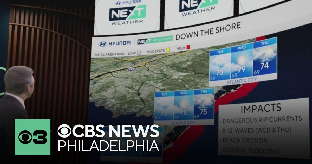 Tracking Hurricane Erin, cool and cloudy Tuesday in Philadelphia region ...