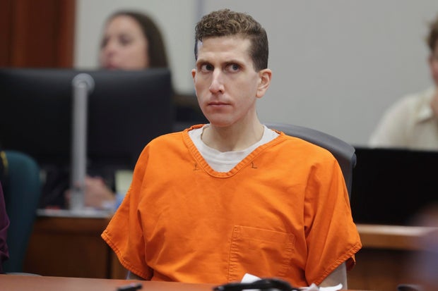 Bryan Kohberger appare all'udienza della sentenza il 23 luglio 2025 a Boise, Idaho. 