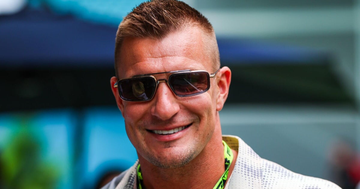 Rob Gronkowski in Boston to celebrate opening of new "Gronk Playground" 