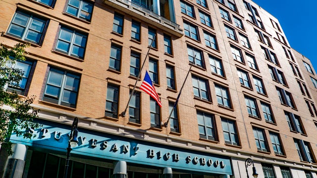 Stuyvesant High School, Exterior View, New York City, New York 