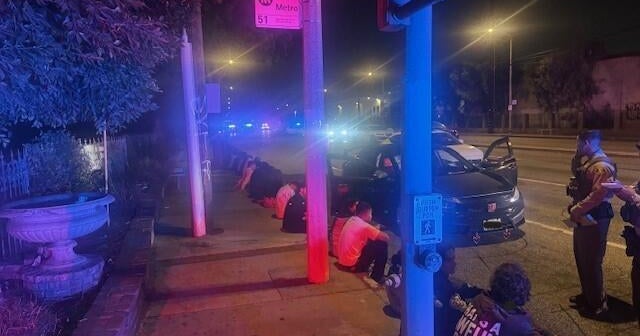 Nearly 70 people arrested, 25 cars towed at South Los Angeles street takeover, authorities say 