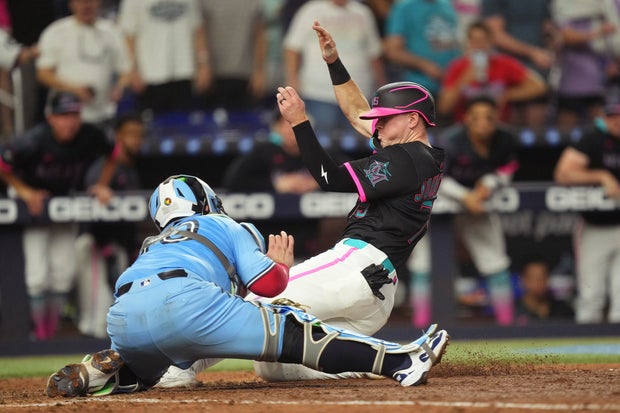 Blue Jays Marlins Baseball 
