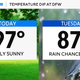 A front brings cooler temperatures, rain chances this week 