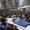 Farewell ceremony held for four journalists killed in Israeli attack in Khan Yunis 