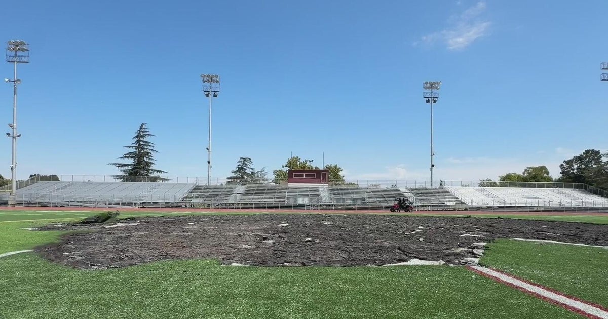 Fire at Mount Diablo High School damages new football field ahead of opener