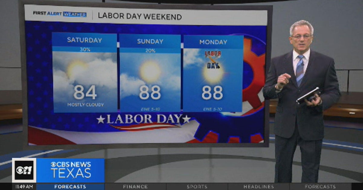 Rain, cooler temperatures coming to North Texas over Labor Day Weekend ...