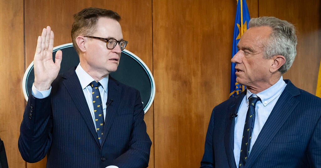 CDC’s new acting director Jim O’Neill faces looming decisions on vaccines