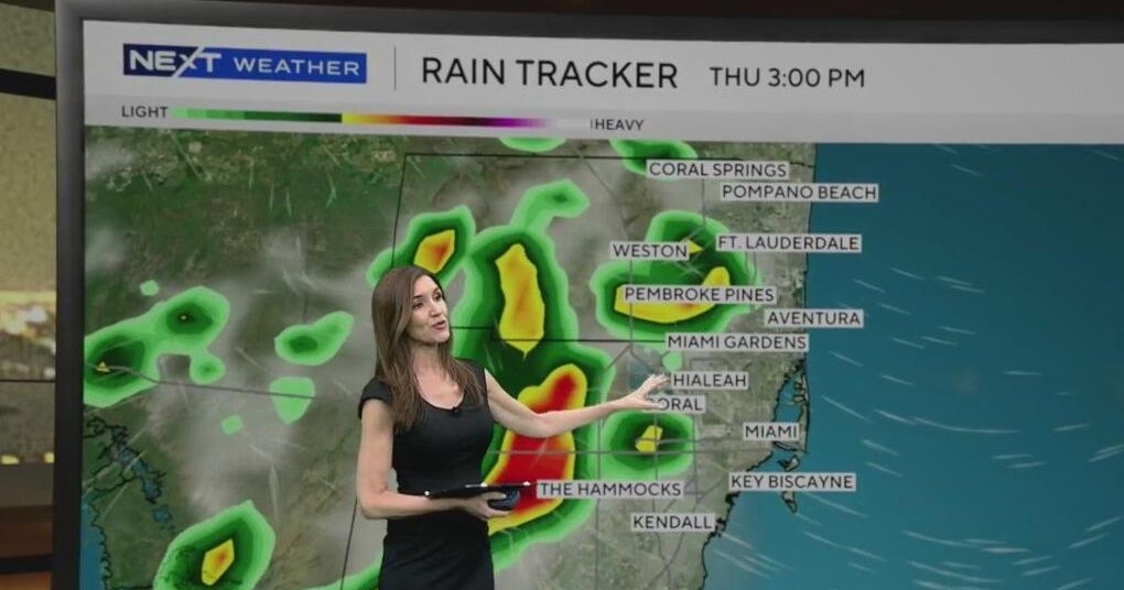 South Florida has increased chance of rain through Labor Day weekend ...