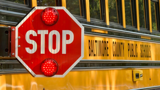 Baltimore City Public School bus 