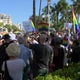 Miami Beach marchers protest state-ordered removal of rainbow crosswalks 