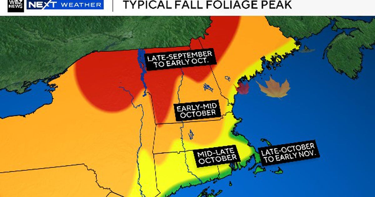 New England fall foliage and September weather outlook after dry summer