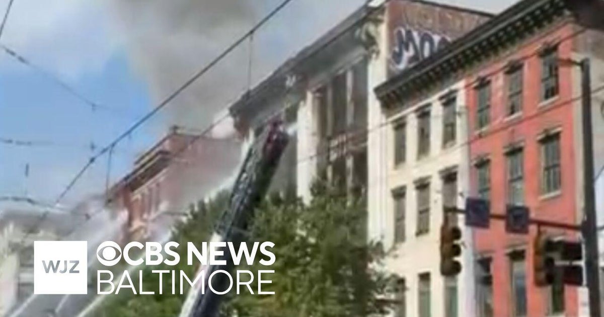 More than 175 firefighters battle massive fire near downtown Baltimore ...