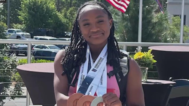 Arlington high school track star Kerragan Johnson 