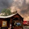 Photos show wildfire burning through historic California Gold Rush town