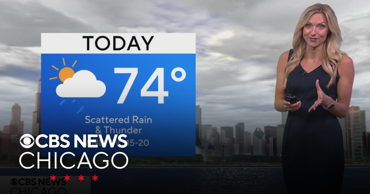 Scattered rain and thunder on Wednesday - CBS Chicago