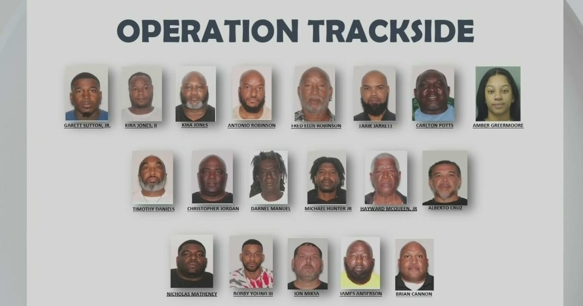Operation Trackside nets 19 arrests in multi-county operation – CBS News
