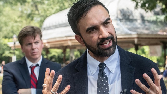 New York Mayoral Candidate Zohran Mamdani Campaigns In Brooklyn 