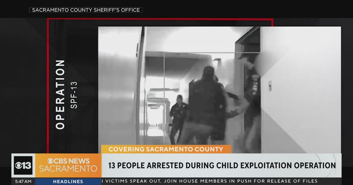 13 suspects arrested in Sacramento County child exploitation sting