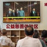Elderly Residents Watch Victory Day Parade Broadcast In Chongqing 