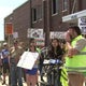 Protesters gather outside ICE facility in Broadview, Illinois 