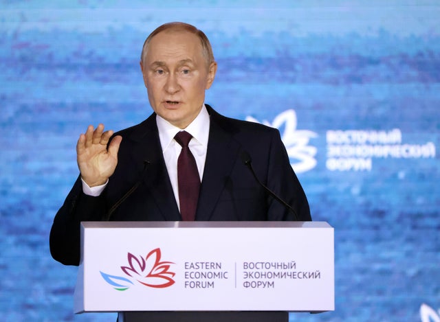 Russia's President Putin Attends The Eastern Economic Forum 