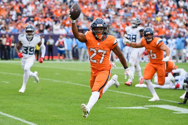 APTOPIX Titans Broncos Football 